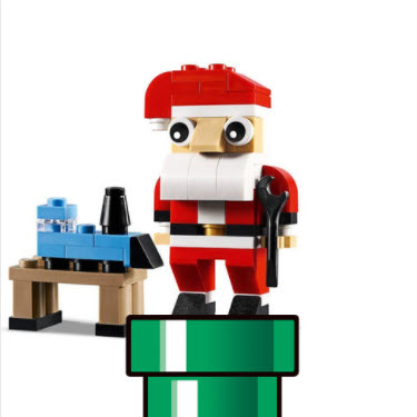 Construire le père Noël (Thème Noël )